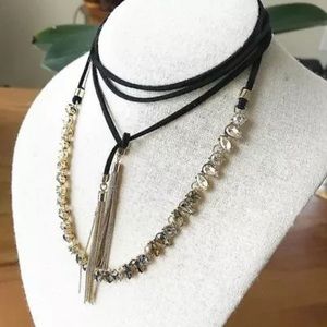 Stella & Dot Eliza Fringe Lariat Necklace